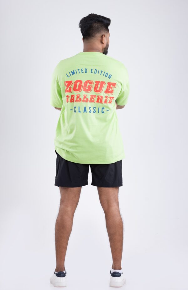 Oversized Unisex Tee – Light Green Edition - Image 4