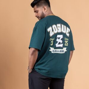 🫵🏻Oversized Unisex Tee – Hunter Green Edition