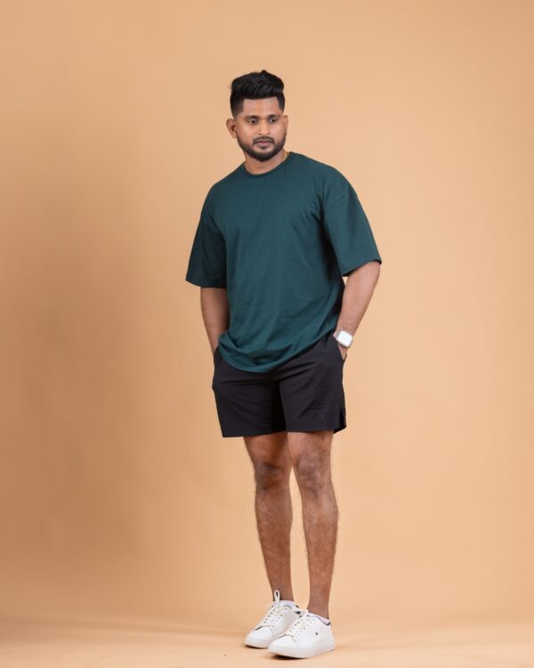🫵🏻Oversized Unisex Tee – Hunter Green Edition - Image 3