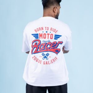 Oversized Unisex Tee – White Edition