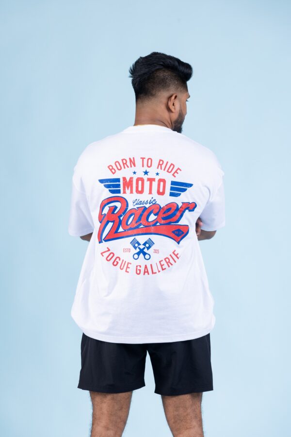 Oversized Unisex Tee – White Edition